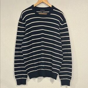 Express Design Studio cotton cashmere striped sweater XL